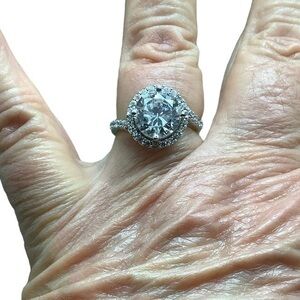 Sterling silver Cubic Zirconia ring